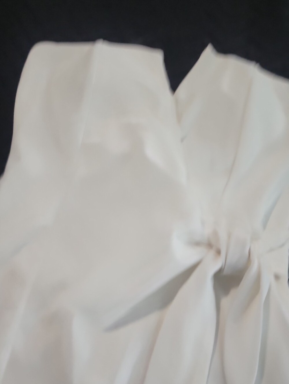 Trixxi White Strapless Tie-Waist Sheath Dress - Picture 7 of 7